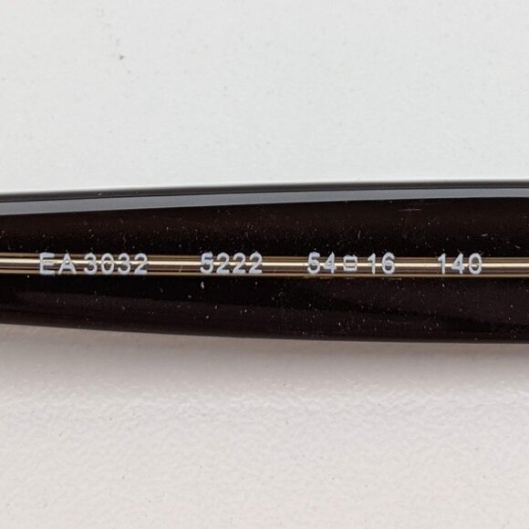 🕶️Emporio Armani EA3032 5222 Eyeglasses 54/16 140 /KAI354🕶️​ - Picture 3 of 6